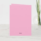 Carte Anniversaire Cupcake Fleur Licorne Rose (Dos)