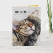 Carte Anniversaire Cute Kitten Beldate (Devant)