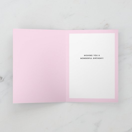 Carte Anniversaire Cute Panda Panda Pink Balloquet (Intérieur)