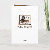 Carte Anniversaire Cute Wake Up Avec Café & Basset (Dos)