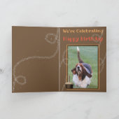 Carte Anniversaire Cute Wake Up Avec Café & Basset (Intérieur)