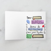 Carte anniversaire D.I.Y. (Intérieur)