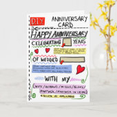 Carte anniversaire D.I.Y. (Fleur jaune)