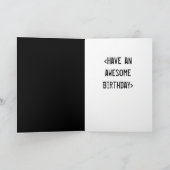 Carte Anniversaire d'ado de roses indien (Intérieur)