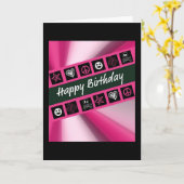 Carte Anniversaire d'ado de roses indien (Fleur jaune)