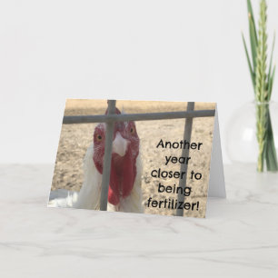 Carte Anniversaire d'adulte âgé humoristique