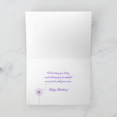 Carte Anniversaire Dahlia (Intérieur)