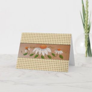 Carte Anniversaire Daisies (Grande Impression)