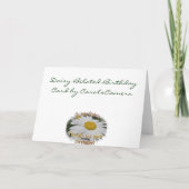 Carte Anniversaire Daisy Beldate (Dos)