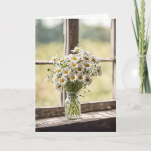 Carte Anniversaire Daisy Bouquet