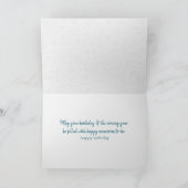 Carte Anniversaire Daisy Splash (Intérieur)