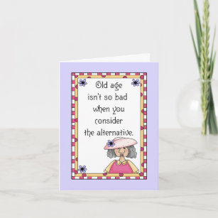 Cartes Vieille Dame D Anniversaire Zazzle Be