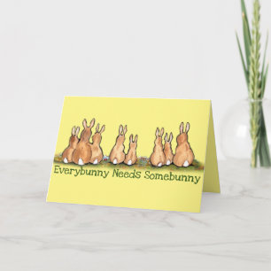 Carte Anniversaire d'Amour Lapin Spécial