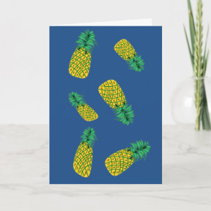 Carte Anniversaire d'ananas