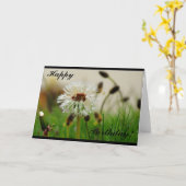 Carte Anniversaire Dandelion (Fleur jaune)