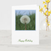 Carte Anniversaire Dandelion (Fleur jaune)