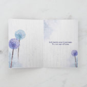 Carte Anniversaire Dandelions (Intérieur)