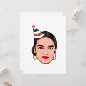 CARTE ANNIVERSAIRE D'AOC (Devant/Arrière en situation)