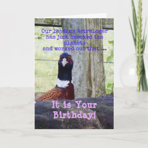 Carte Anniversaire d'Astrologiste