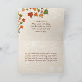 Carte Anniversaire d'automne Inspirant Psaume 118:24 de (Intérieur)