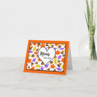 Anniversaire d'automne pour Mimi Feuilles colorées