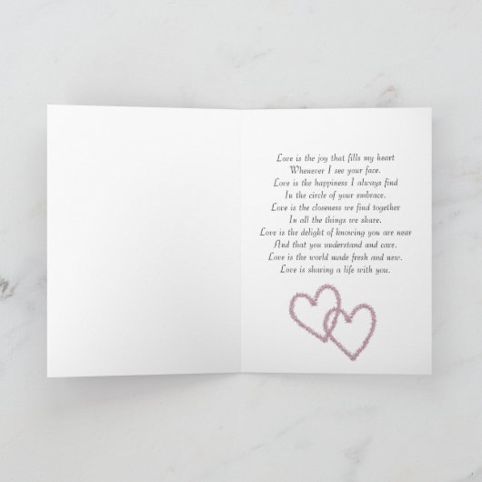 Carte anniversaire de 10 ans pour un mari (Intérieur)