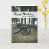 Carte Anniversaire de 2676 canons de Gettysburg (Fleur jaune)