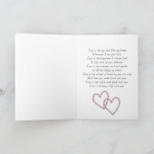 Carte anniversaire de 4 ans pour un mari (Intérieur)