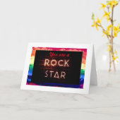 Carte Anniversaire de 5" x 7" pour les couples Rai (Fleur jaune)