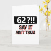 Carte Anniversaire de 62 ans (Fleur jaune)