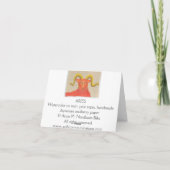 Carte Anniversaire de Aries (Dos)