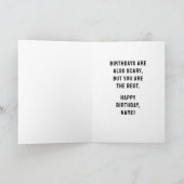 Carte Anniversaire de base-ball (Intérieur)