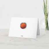 Carte Anniversaire de basket drôle (Dos)