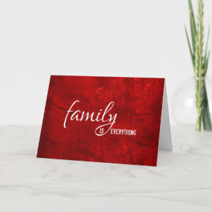 Carte anniversaire de beau-père cuir rouge