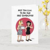 Carte Anniversaire de BFF Cheeky (Fleur jaune)