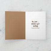 Carte Anniversaire de Big Buck (Intérieur)