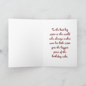 Carte Anniversaire de Big Sister (Intérieur)