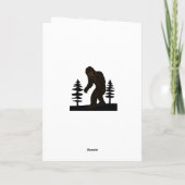 Carte Anniversaire de Bigfoot (Dos)