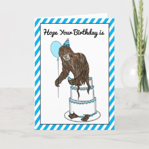 Carte Anniversaire de Bigfoot