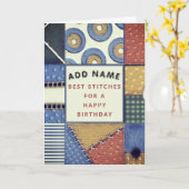 Carte Anniversaire de blocage (Fleur jaune)