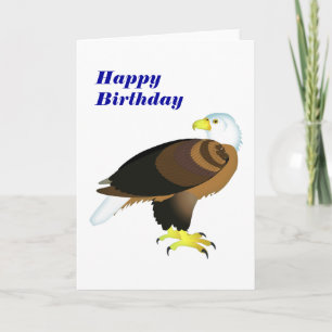 Carte Anniversaire de Bold Bald Eagle