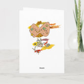 Carte Anniversaire de bonhomme (Dos)