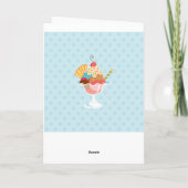 Carte Anniversaire de Borzoi (Dos)