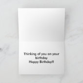 Carte Anniversaire de Boston Terrier (Intérieur)