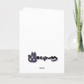 Carte Anniversaire de Botty (Dos)