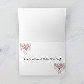 Carte Anniversaire de bowling (Intérieur)