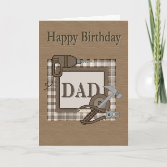 Carte Anniversaire De Bricoleur De Charpentier De Papa Zazzle Be