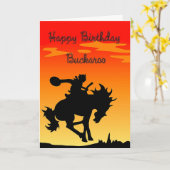 Carte Anniversaire de Buckaroo (Fleur jaune)