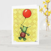 Carte anniversaire de bugball (Fleur jaune)