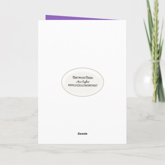 Carte Anniversaire de Burlap (Dos)